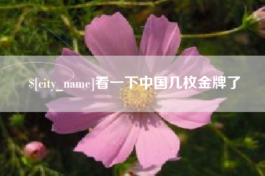 桐乡看一下中国几枚金牌了