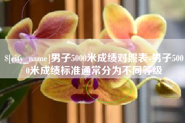 桐乡男子5000米成绩对照表-男子5000米成绩标准通常分为不同等级