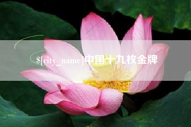桐乡中国十九枚金牌