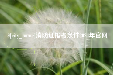 桐乡消防证报考条件2024年官网