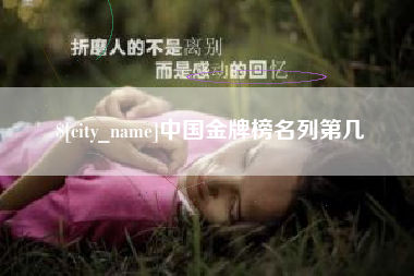 桐乡中国金牌榜名列第几