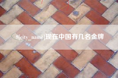 桐乡现在中国有几名金牌