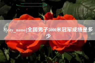 桐乡全国男子5000米冠军成绩是多少