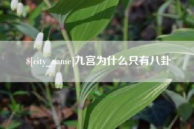 桐乡九宫为什么只有八卦