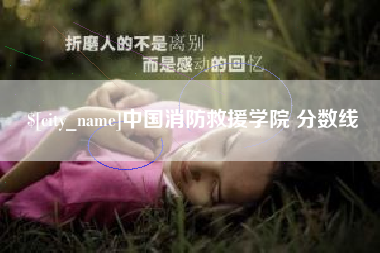 桐乡中国消防救援学院 分数线