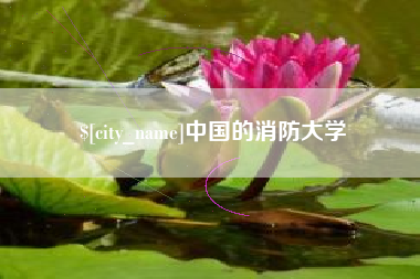 桐乡中国的消防大学