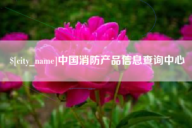 桐乡中国消防产品信息查询中心