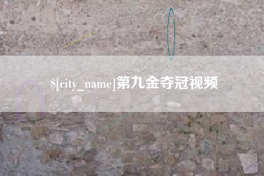 桐乡第九金夺冠视频