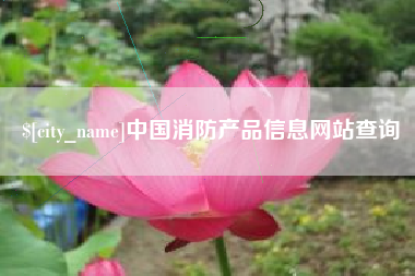 桐乡中国消防产品信息网站查询