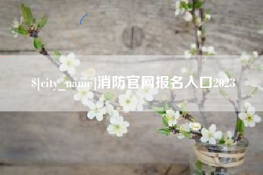 桐乡消防官网报名入口2023