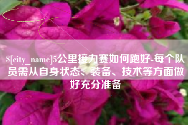 桐乡5公里接力赛如何跑好-每个队员需从自身状态、装备、技术等方面做好充分准备