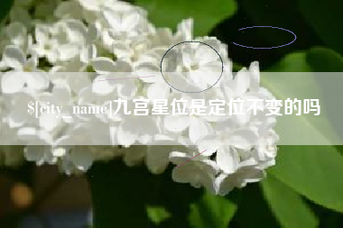 桐乡九宫星位是定位不变的吗