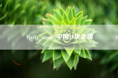 桐乡中国19块金牌