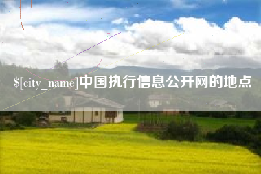 桐乡中国执行信息公开网的地点