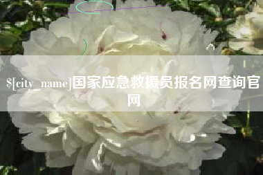 桐乡国家应急救援员报名网查询官网