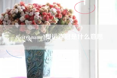 桐乡奥运连冠是什么意思