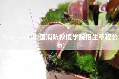 桐乡中国消防救援学院招生章程公布!